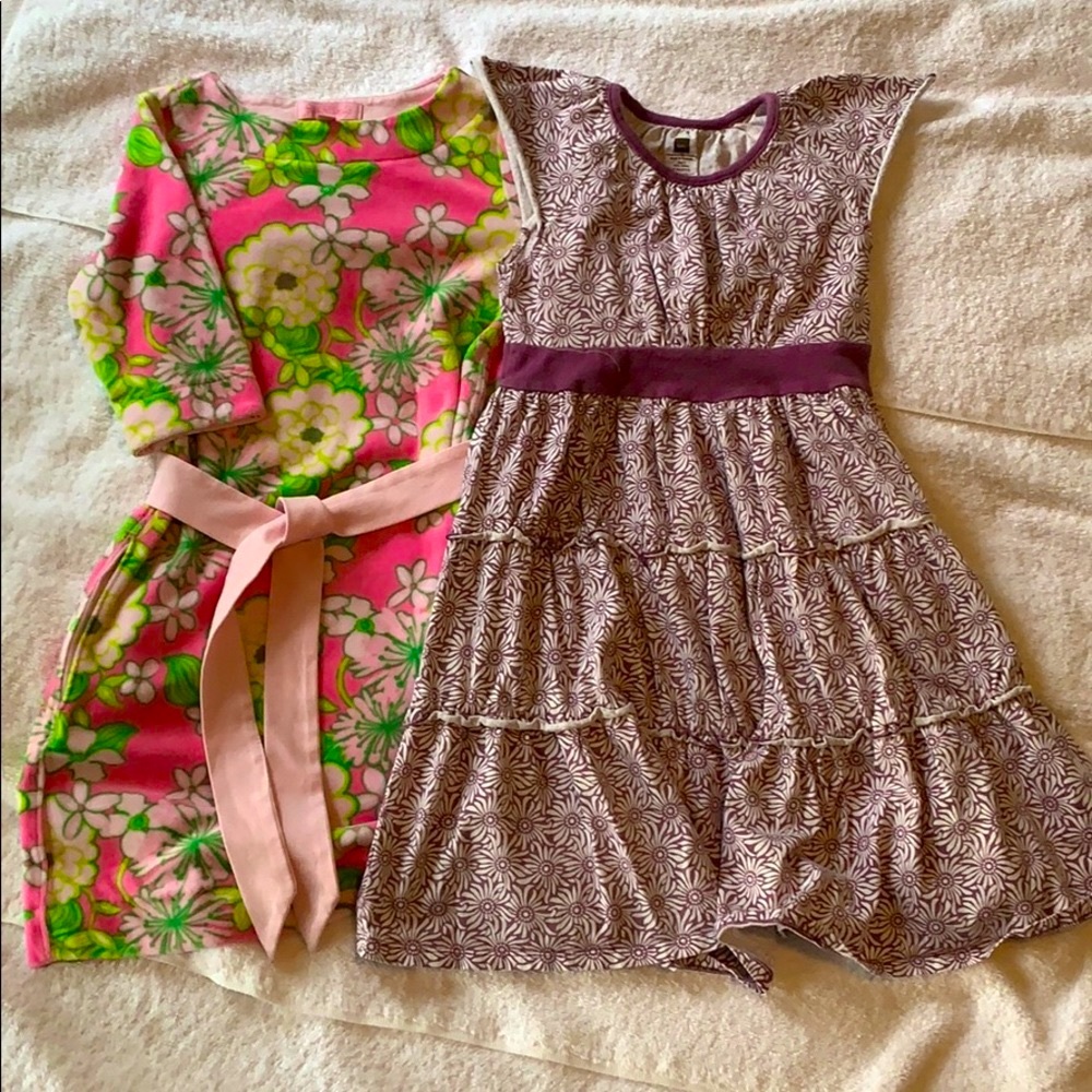 Girls Size 6-7 Bundle of Two Dresses. Lilly Pulitzer/Tea Dresses